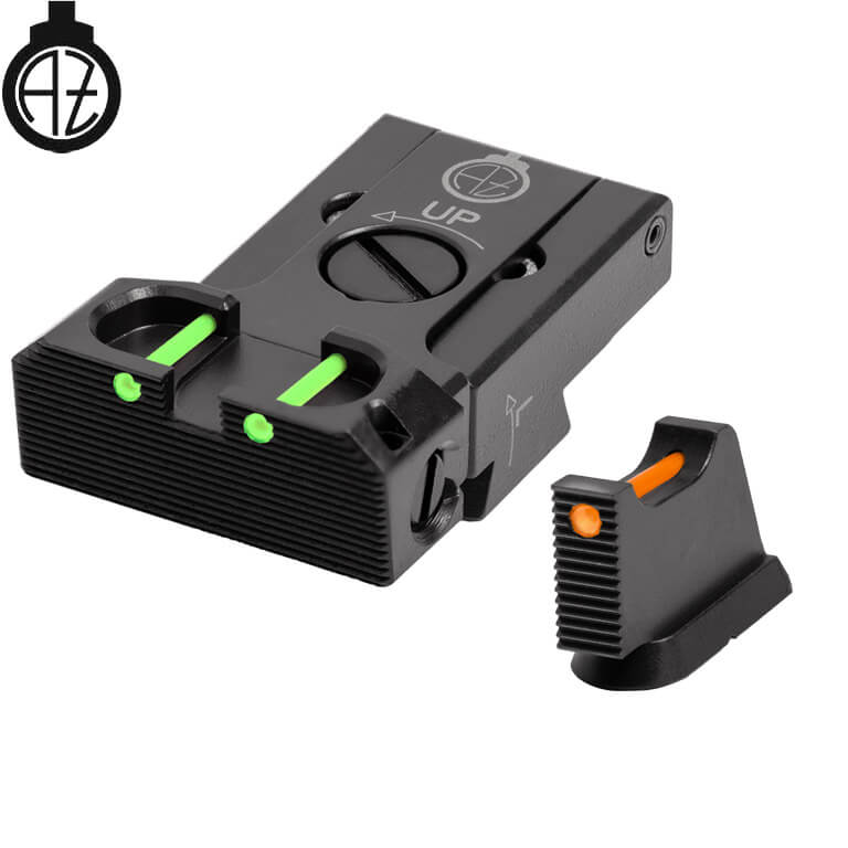 CZ 75B, CZ P-01, CZ 75 SP-01 adjustable sights with fiber optics | type B Zendl