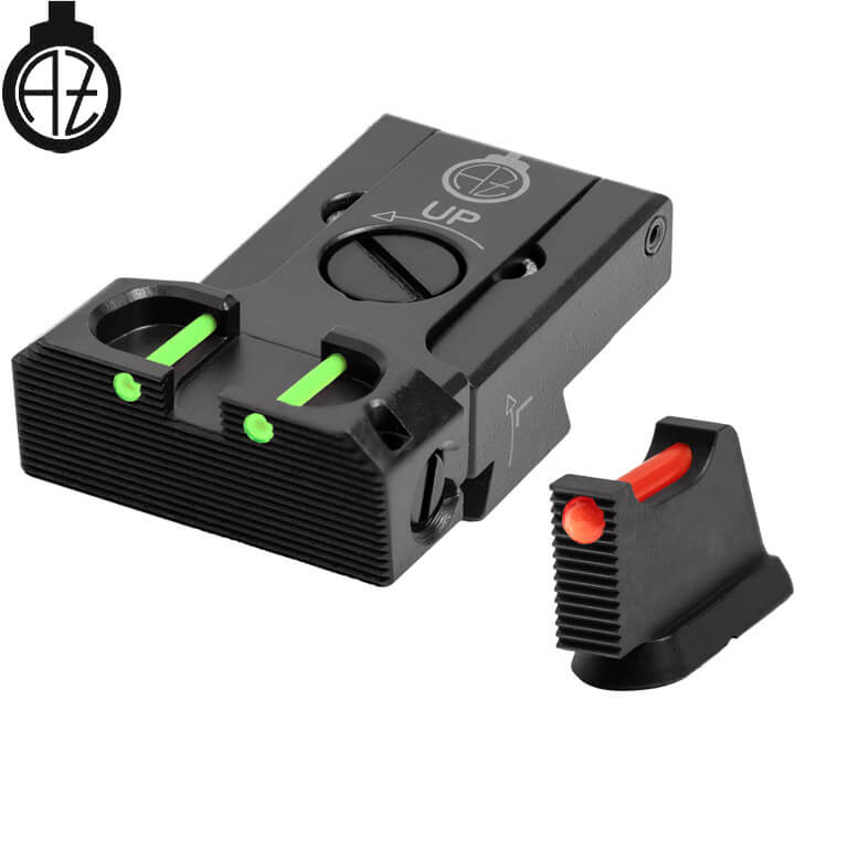CZ 75B, CZ P-01, CZ 75 SP-01 adjustable sights with fiber optics | type B Zendl