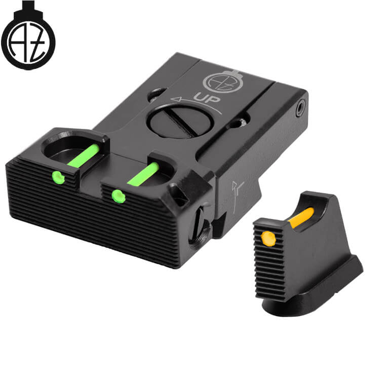 CZ 75B, CZ P-01, CZ 75 SP-01 adjustable sights with fiber optics | type B Zendl