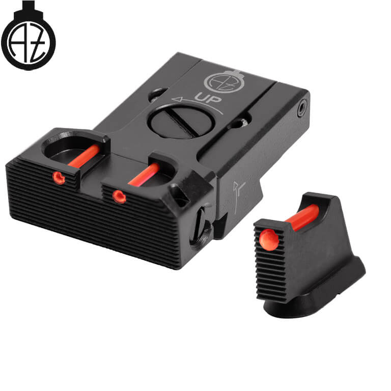 CZ 75B, CZ P-01, CZ 75 SP-01 adjustable sights with fiber optics | type B Zendl