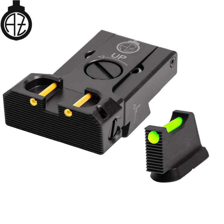 CZ 75B, CZ P-01, CZ 75 SP-01 adjustable sights with fiber optics | type B Zendl
