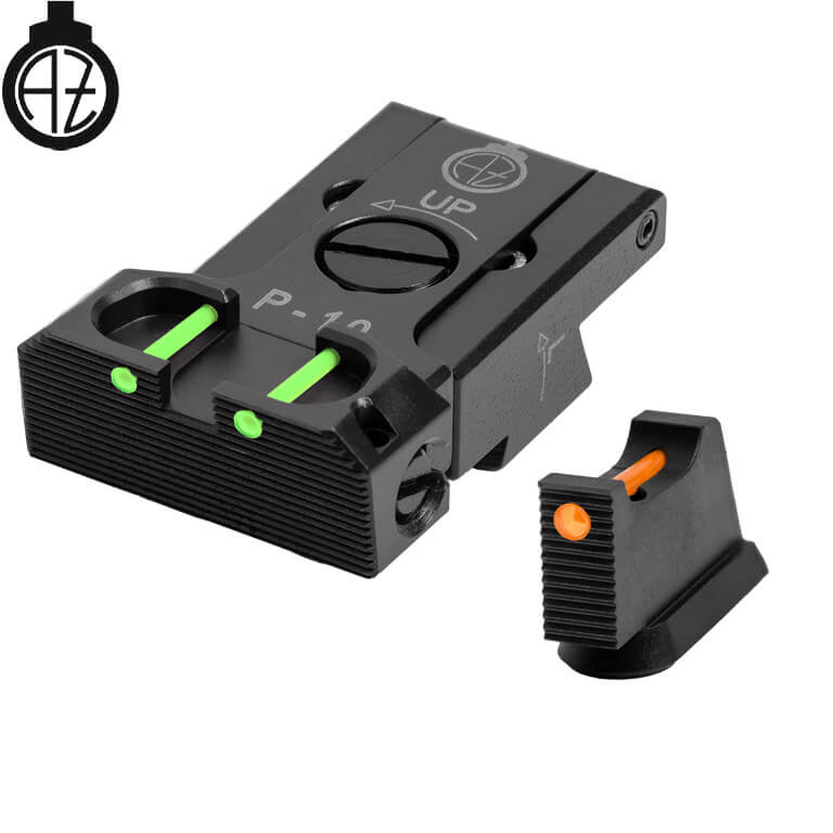 CZ P-10 adjustable sights with fiber optics | type B