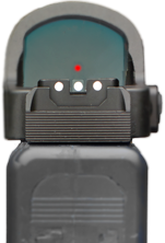 CZ P-10 Optics Ready semi-adjustable sight set | with fiber optics type A LPA