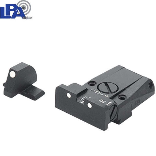 Springfield XD-XDM-XDS, HS Produkt HS-9, SF19 & S-Line adjustable sight set with white dots LPA