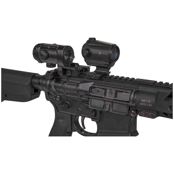Sightmark XTM-3 3xMagnifier with LQD flip to side mount
