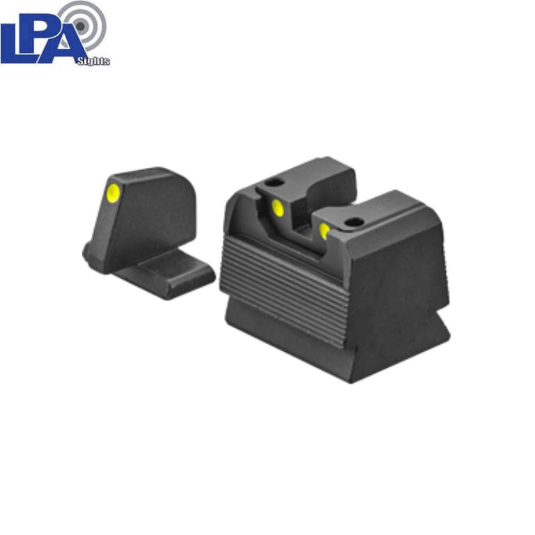 Smith & Wesson MP M2.0 Optics Ready semi-adjustable sight set | with luminescent dots LPA