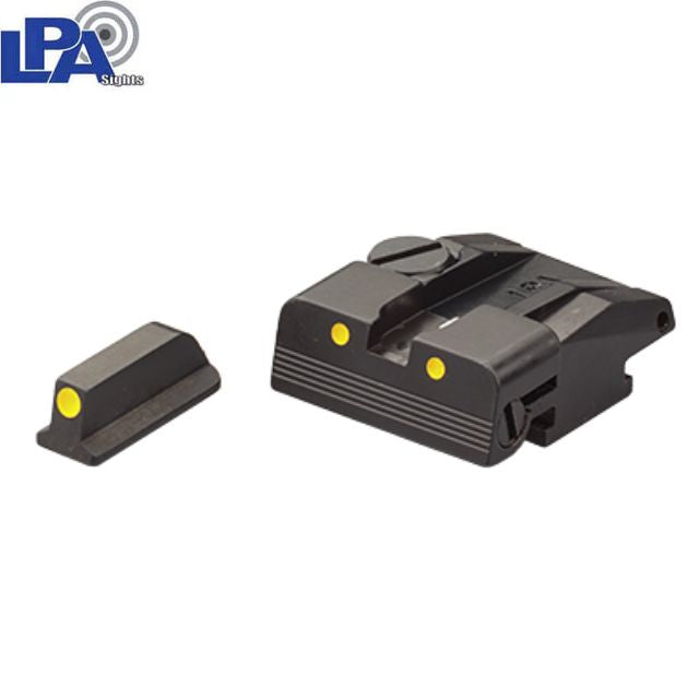 Walther P99, PPQ, PPQ M2 adjustable sight set | with luminescent dots