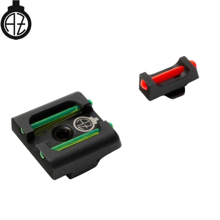 Walther PDP low sights with fiber optics | type B