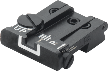 1911 [LPA Cut] adjustable rear sight | white lines