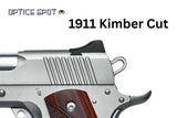1911 [Kimber Cut] adjustable sight set with fiber optics