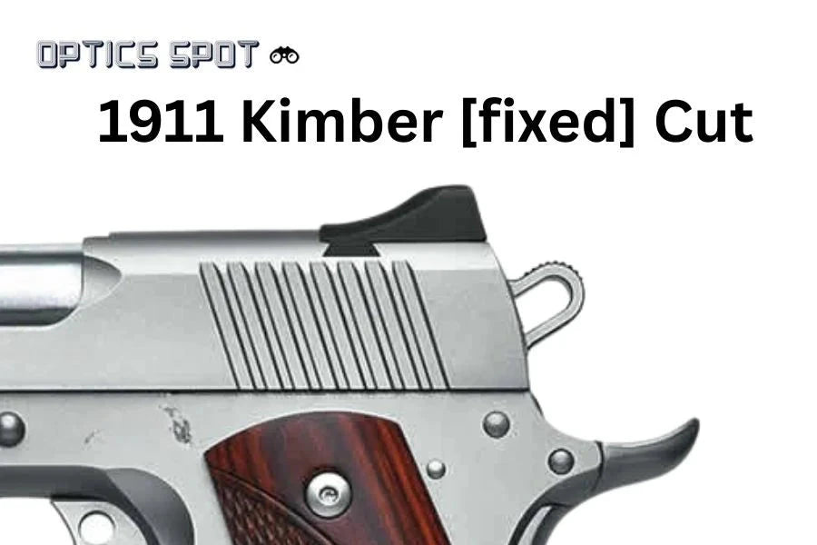 1911 [Kimber Fixed Cut] red dot mount | type S [RMSc DPP K-series footprint]