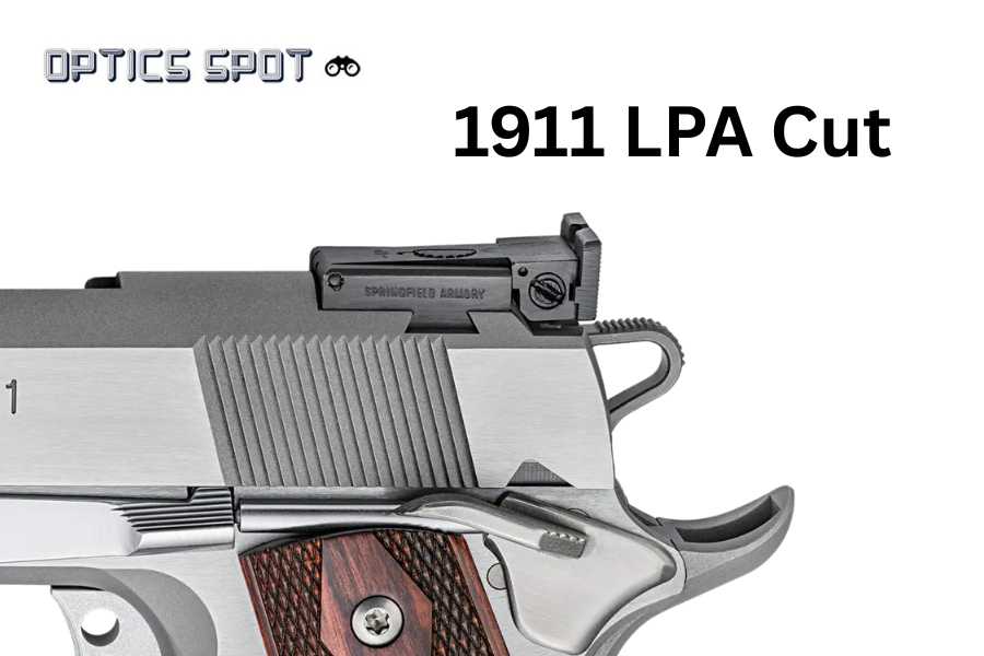 1911 [LPA Cut] adjustable sight set with fiber optics