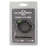 1 inch [25.4 mm] offest bubble level for rifle scope
