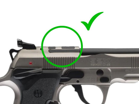 Beretta [92X 92XI 92 GTS 92X RDO M9A4] Optics Ready plate | Trijicon RMR footprint