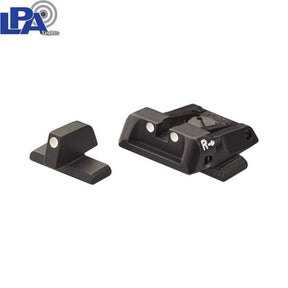 Beretta APX adjustable sights | with white dots