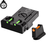 CZ 75B, CZ P-01, CZ 75 SP-01 adjustable sights with fiber optics | type B Zendl