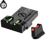 CZ 75B, CZ P-01, CZ 75 SP-01 adjustable sights with fiber optics | type B Zendl