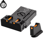 CZ 75B, CZ P-01, CZ 75 SP-01 adjustable sights with fiber optics | type B Zendl