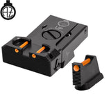 CZ 75B, CZ P-01, CZ 75 SP-01 adjustable sights with fiber optics | type B Zendl