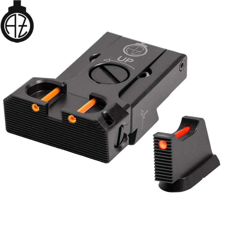 CZ 75B, CZ P-01, CZ 75 SP-01 adjustable sights with fiber optics | type B Zendl