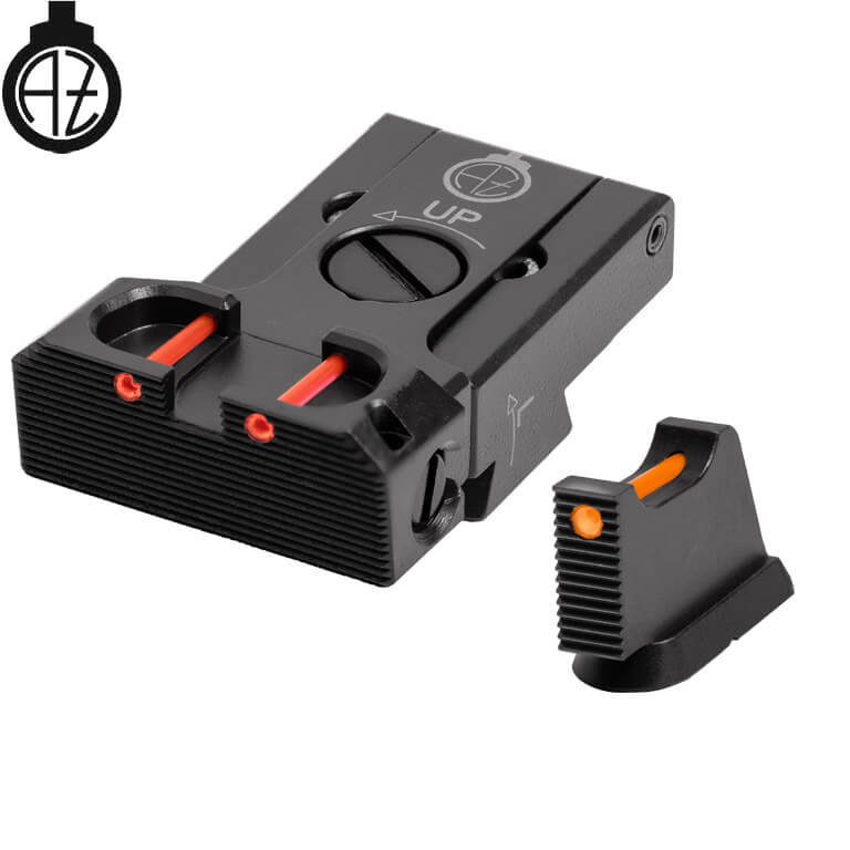 CZ 75B, CZ P-01, CZ 75 SP-01 adjustable sights with fiber optics | type B Zendl