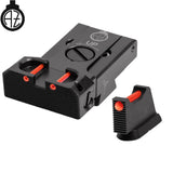CZ 75B, CZ P-01, CZ 75 SP-01 adjustable sights with fiber optics | type B Zendl
