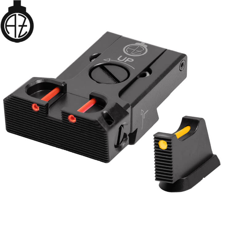 CZ 75B, CZ P-01, CZ 75 SP-01 adjustable sights with fiber optics | type B Zendl