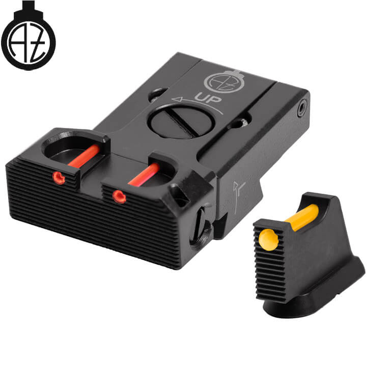 CZ 75B, CZ P-01, CZ 75 SP-01 adjustable sights with fiber optics | type B Zendl