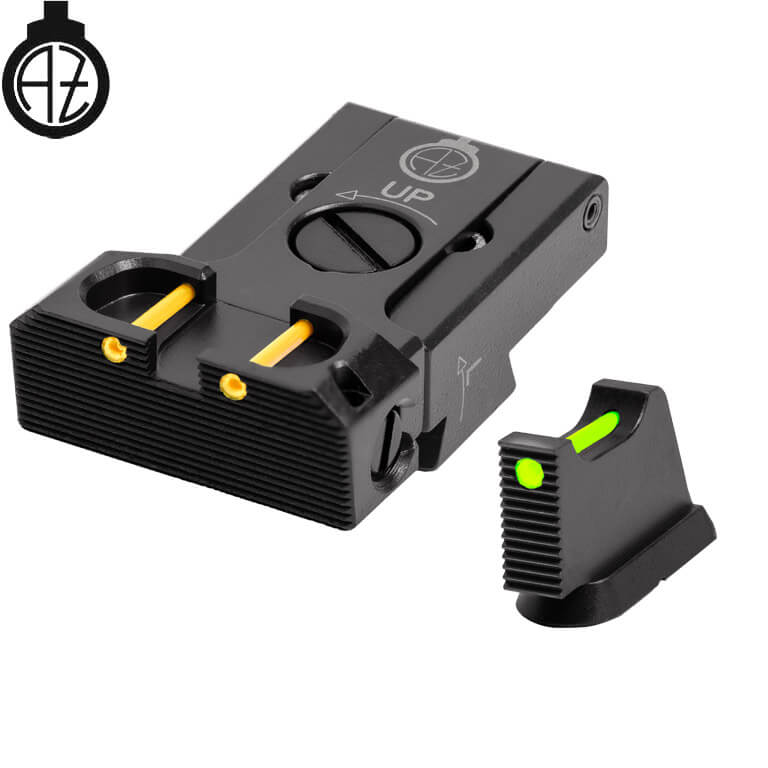 CZ 75B, CZ P-01, CZ 75 SP-01 adjustable sights with fiber optics | type B Zendl
