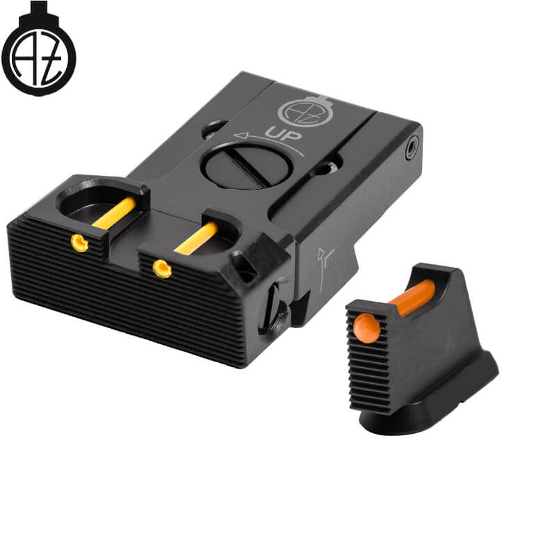CZ 75B, CZ P-01, CZ 75 SP-01 adjustable sights with fiber optics | type B Zendl