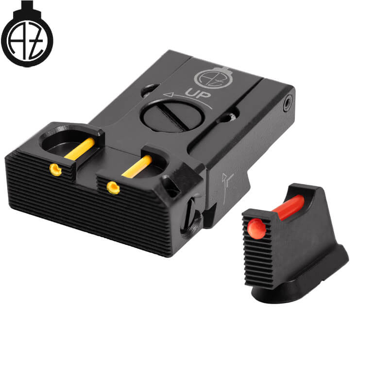CZ 75B, CZ P-01, CZ 75 SP-01 adjustable sights with fiber optics | type B Zendl