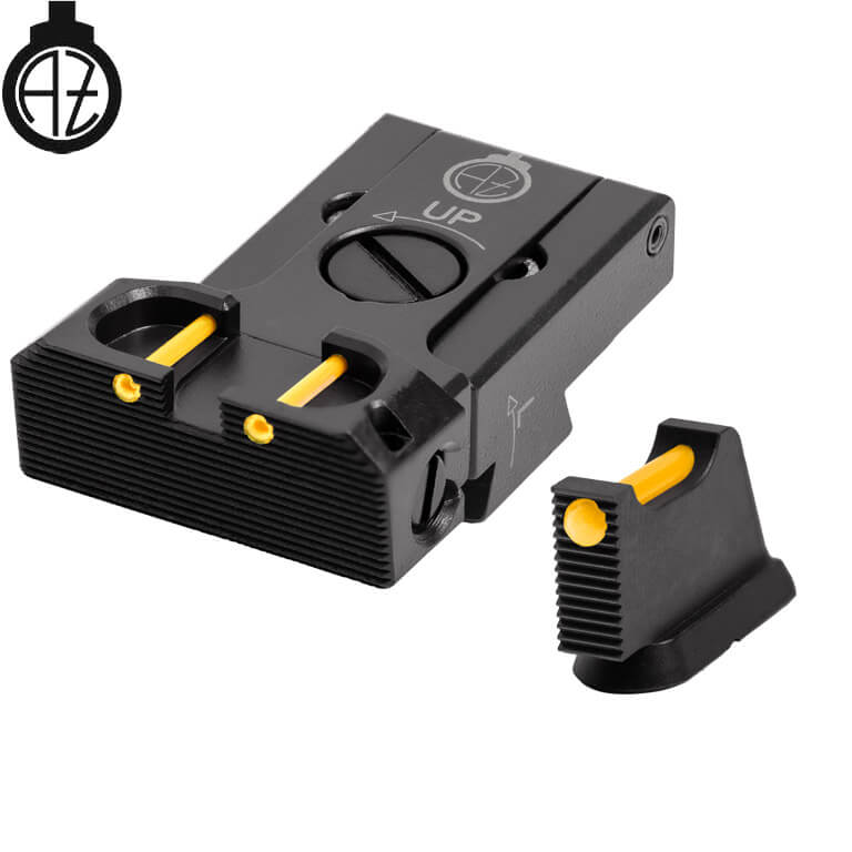 CZ 75B, CZ P-01, CZ 75 SP-01 adjustable sights with fiber optics | type B Zendl