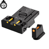 CZ P-10 adjustable sights with fiber optics | type B