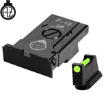 CZ P-10 adjustable sights with fiber optics | type A