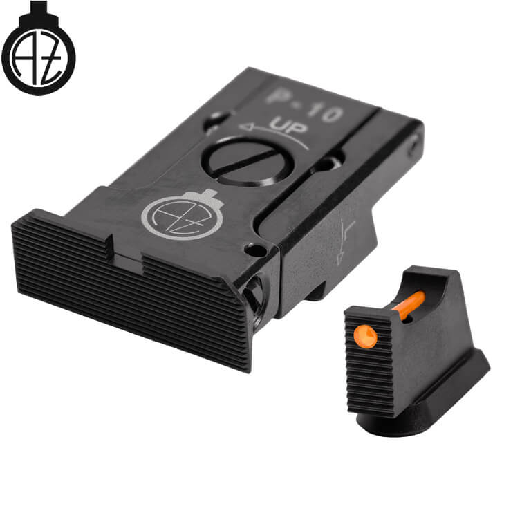 CZ P-10 adjustable sights with fiber optics | type A