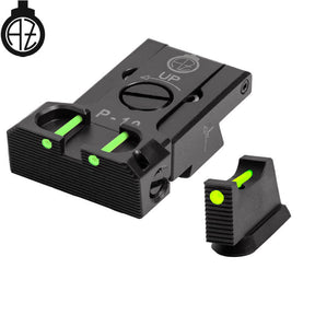 CZ P-10 adjustable sights with fiber optics | type B
