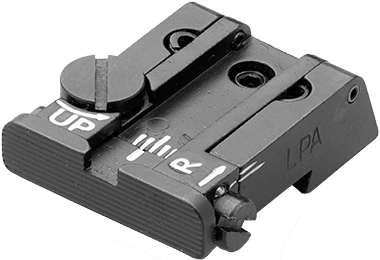 CZ P-10 fully adjustable rear sight | grooved