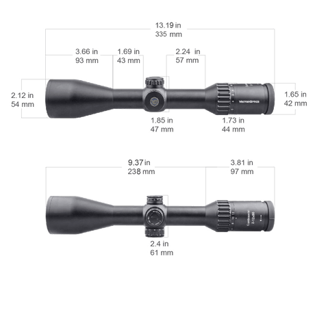 Vector Optics Continental 2-12x50 SFP rifle scope