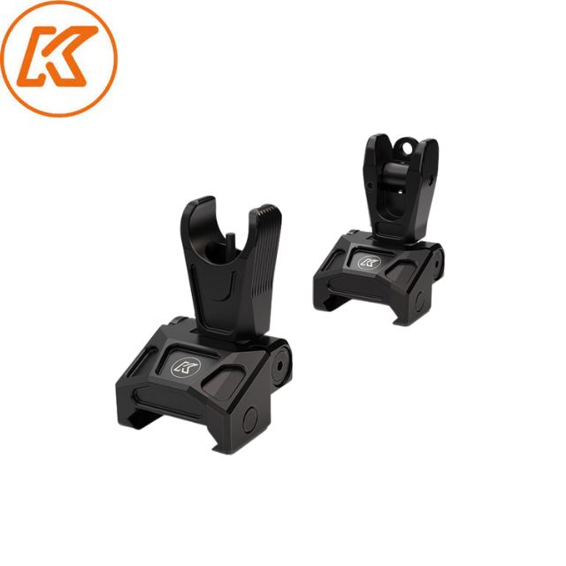 Folding semi-adjustable sights for Picatinny base [AR-15 M4 & other] | blank