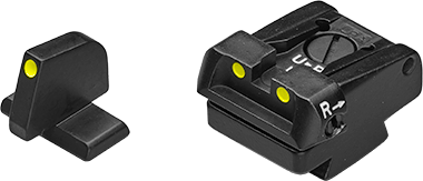 HK VP9 OR & HS SFP9 OR adjustable sight set | with luminescent dots