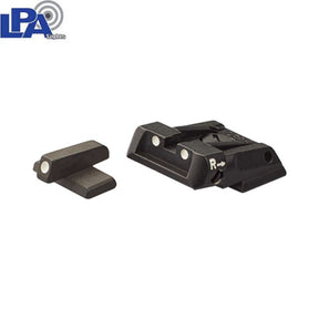 HK VP9 SFP9 VP40 P30 HK45 adjustable sights | with white dots