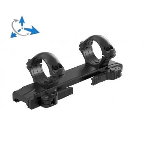 Modular scope rings system for Picatinny [configurator] - 1 inch [25.4 mm] / Low / Tactical long base (one-piece)