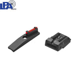 Ruger Mark 22/45 [Lite & Tactical] adjustable sights | with fiber optics