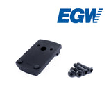 Ruger revolver [Blackhawk, Redhawk, GP100 & other] red dot mount | type S