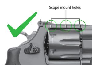 S&W revolver [686 629 19 66 586 & other] adjustable sights [spring-front sight] | with fiber optics