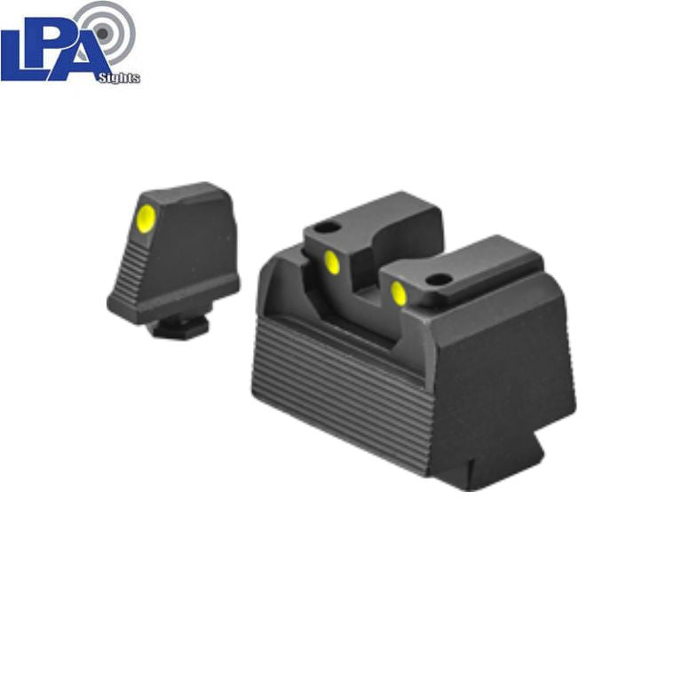 Sig Sauer P220, P226, P229, P320 & P365 Optics Ready semi-adjustable sight set | with luminescent dots