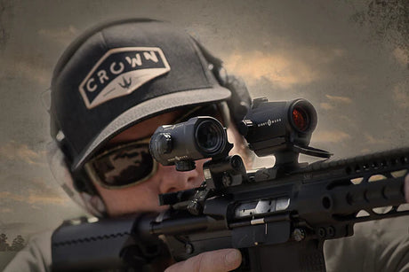 Sightmark XTM-3 3xMagnifier with LQD flip to side mount