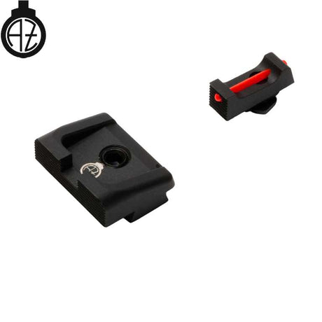 Sights for Glock [G17, G19, G26 & other] with fiber optics | type A