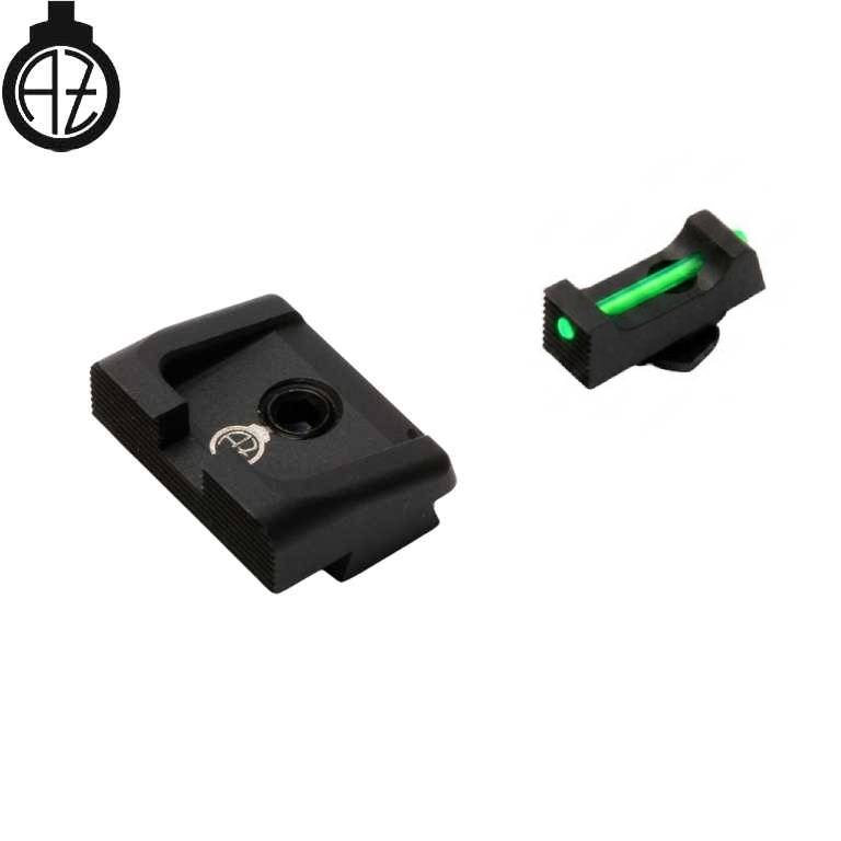 Sights for Glock [G17 G19 G26 & other] with fiber optics | type