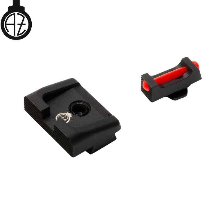 Sights for Glock [G17 G19 G26 & other] with fiber optics | type